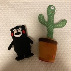 おしゃべりくまもん　おしゃべりダンスサボテンおもちゃ ぬいぐるみ