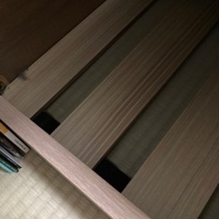 【無料譲渡】ダブルローベッド　フレーム&マットレスセットの画像