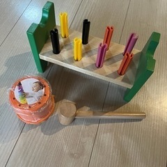 IKEA おもちゃ UPPSTÅ ウップストー ハンマートイ、つみ重ねカップの画像