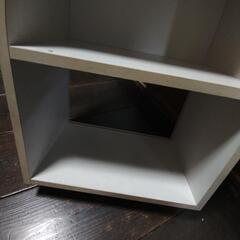 No.21 Dランク 3段 白 カラーボックス 収納棚 棚 シェルフ【家財整理中！0円商品多数出品中】【京都市内配達可】の画像