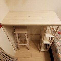 小型デスク 幅90cm × 奥行44cm × 高さ97cm