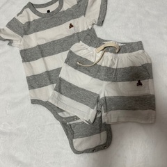 GAP ロンパースパンツセットアップ　90