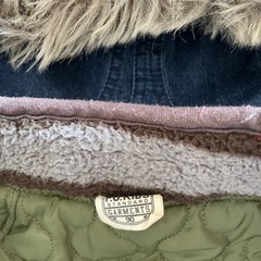 F.O.KIDS 3way デニムコート アウター ブルゾン 90の画像