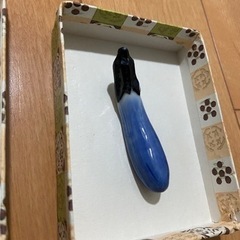 ナス🍆の形の箸置き‼️の画像