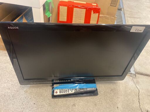 ☆中古￥8,000！SHARP　24インチ液晶テレビ　家電　LC-24K5型　【BE067】