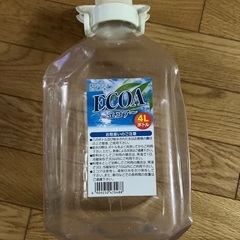 水汲みボトル　4L中古　台風用等