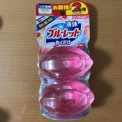 液体ブルーレットおくだけ　つけ替え用　ピーチの香り　2個パック　8個　の画像