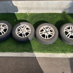 (受付終了)中古軽自動車用タイヤ＆アルミホイール4本セット