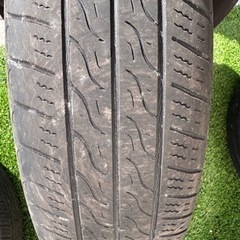 (受付終了)中古軽自動車用タイヤ＆アルミホイール4本セットの画像