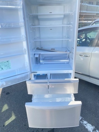 北九州市内配送無料　保証付き NR-E413V-N 冷蔵庫 Vタイプ シャンパン [5ドア /右開きタイプ /406L]
