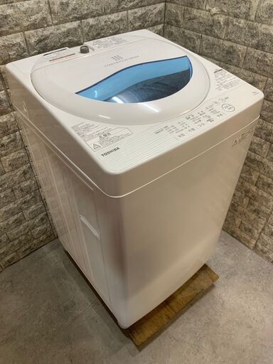 全国送料無料★3か月保証付き★洗濯機★東芝★2017年★5.0kg★AW-5G5★S-912