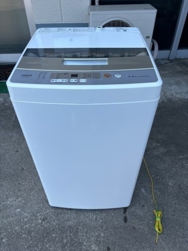 家電 生活家電 洗濯機☆AQUA☆2020年製☆4.5kg☆AQW-S45H