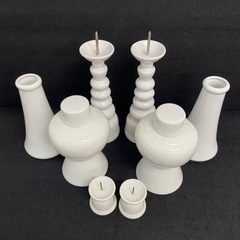 神具　8点　神棚　中古品　瓶子　蝋燭立て　榊立て　