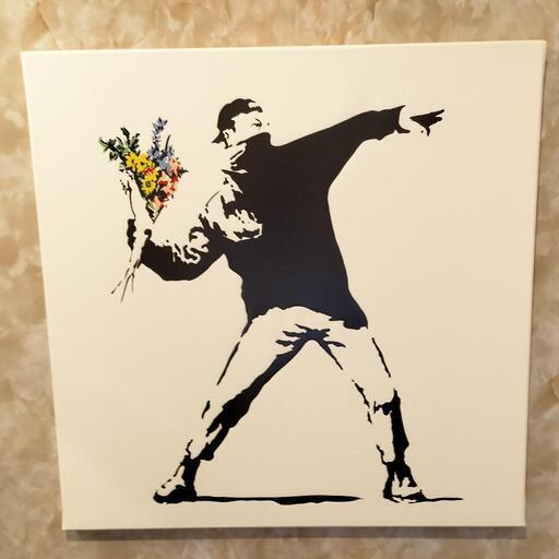 バンクシーインテリア絵画