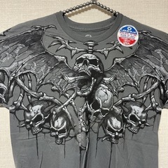Liquid Blue Crypt Caller スカルTシャツ Mサイズ 新品の画像