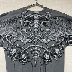 Liquid Blue Crypt Caller スカルTシャツ Mサイズ 新品の画像