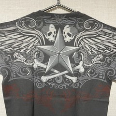 Liquid Blue Pinstripe 新品 #Tattoo #バイカーの画像