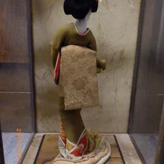 日本人形　２セット　昭和物　ガラスケース人形　　現状渡しの画像