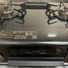 【取引先決定】パロマ　2口ガスコンロ【ほぼ汚損なし】 取引先決定】パロマ 2口ガスコンロ【ほぼ汚損なし】