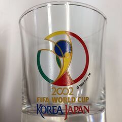 （中古品） コップグラス ガラス 日韓ワールドカップ コラボ コカ・コーラの画像