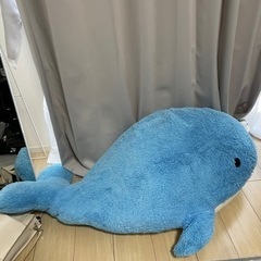 【譲り先決まりました】捨てるのかわいそう。。巨大鯨ぬいぐるみ