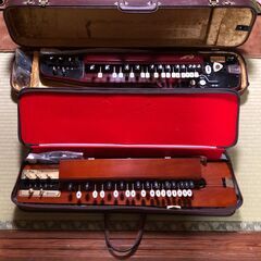 ①大正琴(２本)＋②弦音合わせ機器＋③プレイヤー＋④アンプ＝セッ...