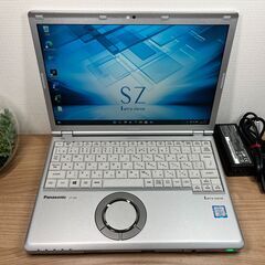 DVDモデル・極美品＞0477 軽量 Panasonic レッツノート CF-SZ6 8GB / SSD 256 /i5 office Win11 ノートパソコン