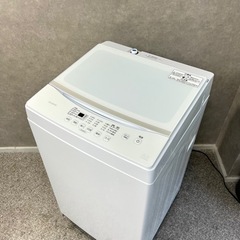 ☑︎ご成約済み🤝 IRIS OHYAMA 一人暮らし洗濯機 大きめの6kg✨ 2020年製⭕️ ガラストップ🪞の画像