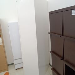 ★ジモティ割あり★  キャビネット okamura ホワイト H216×D45×W89.5 クリーニング済み HJ3132の画像