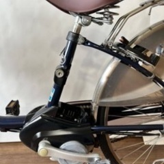 中古整備済み美品　パナソニック BE-ELD633V [電動アシスト自転車 ビビ・DX 26型 16Ah 内装3段変速 USブルー 2014年モデル] No.5の画像