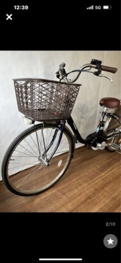 中古整備済み美品 パナソニック BE-ELD633V [電動アシスト自転車 ビビ