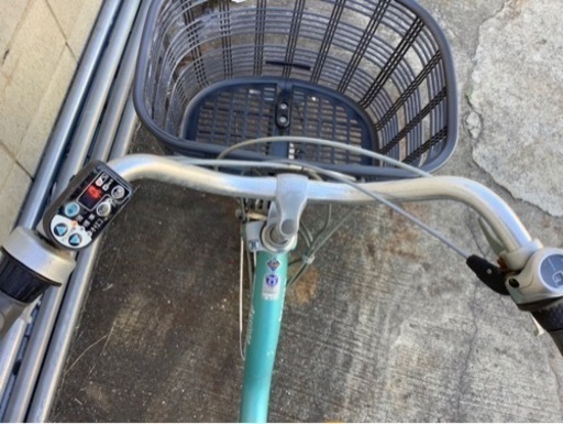 363  ブリヂストン新機種電動アシスト自転車アシスタ24インチブルーアルミボディー