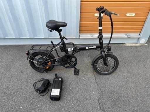 SunSun BIKE / MS14 / 小径折りたたみ電動アシスト自転車 / 6段変速 / ジャンク / 充電器無し / カギ欠品 / 現状品