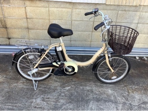 364  ヤマハ新機種電動アシスト自転車pas20インチアイボリーアルミボディー