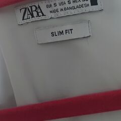 ZARA ザラ【美品】スリムフィットシャツ/黒2枚白1枚　合計3枚セットの画像