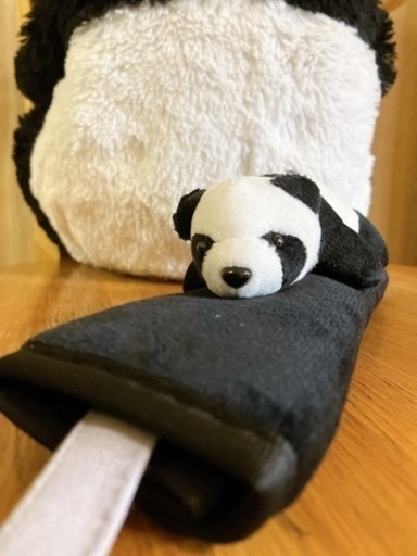 ふわふわパンダのショルダーパッド