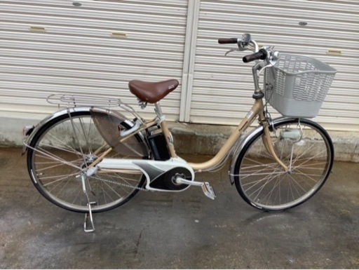 370  パナソニック電動アシスト自転車vivi26インチゴールドボディー