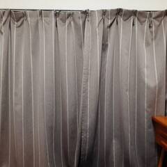 遮光カーテン・ブラウン(レースカーテンなし)の画像