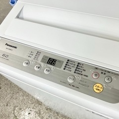 ☑︎ご成約済み🤝 Panasonic 一人暮らし洗濯機 大きめ6kg✨ 2018年製⭕️の画像
