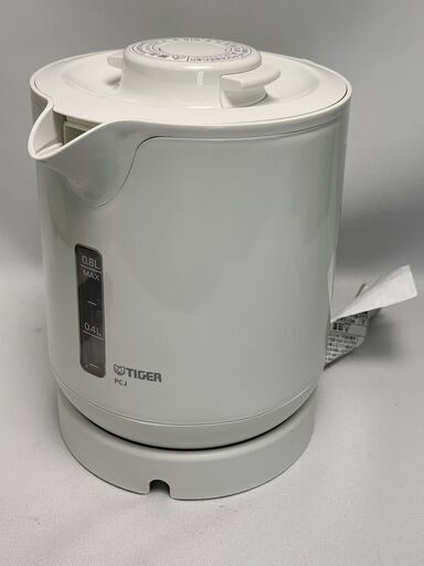 TIGER タイガー 業務用蒸気レス電気ケトル PCJ-H080 ホワイト 0.8L 2018年製 ②