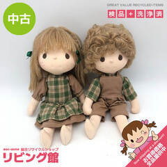 ss6349　米山京子風 ハンドメイド ドール2体セット 全長約...