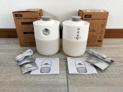 【新品】キャンプランタン 6色LED＆アロマ機能付き