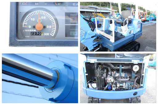 クボタ～KUBOTA:KX-021中古油圧ショベル2.1ｔ◆ミニユンボ◆建設機械ガチャック仕様/シリンダーオイルシール全交換済み