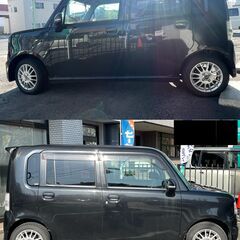 【車検2年】ダイハツ ムーヴコンテ 660X 4WD 黒 キーレス  スマートキー ベンチシート  約21万km CDの画像