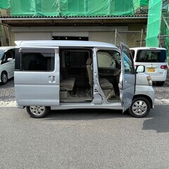 総額23.0万円★車検R8年5月★4WDターボ★人気の軽箱★ナビBカメラ★Pスラ★ダイハツ アトレーワゴン 4WD カスタムターボRS LTD(S331G) 15.1万キロ 平成19年式 シルバーの画像