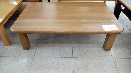 ★店長値引き　ジモティ割あり★ 株式会社アサヒ こたつ ナチュラル H38×D80×W120 クリーニング済み TJ5876