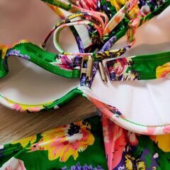 【新品未使用】ビキニ ワンピース セパレート 花柄 の画像