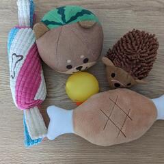 2.犬用おもちゃ5点セット(スイカのセット)