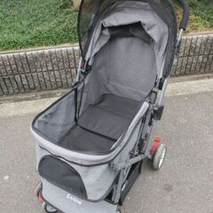 【決まりました】引き取り限定 ペット用品 犬用ペットカート 折り...