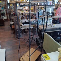 アイアンウッド調　ハンガーラック　モチーフ　サイズ（約）幅69×奥41×高183　　■近隣配送無料 買取GO‼　栄和店の画像